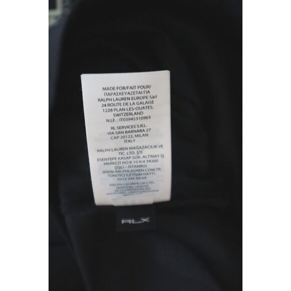 RLX Ralph Lauren Women Sz M Black Pickleball Tennis Golf Pleated Back Skort - Picture 6 of 11